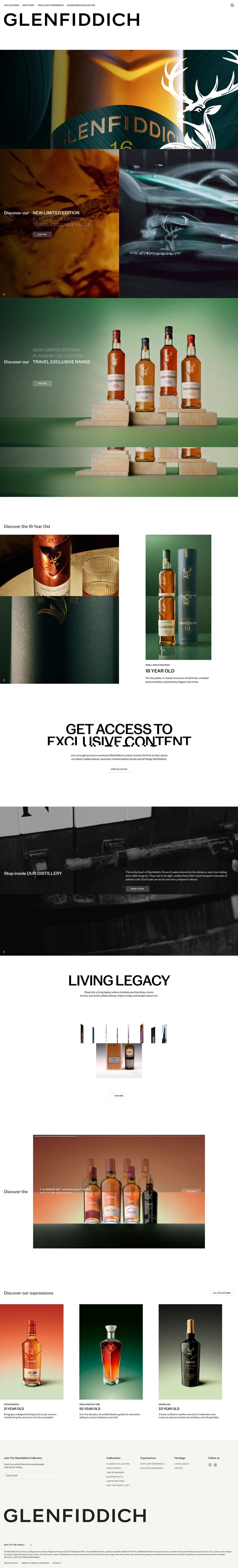 Glenfiddich home page