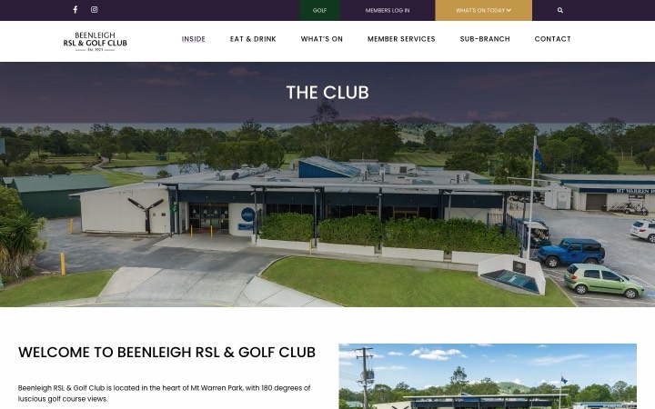 Beenleigh RSL & Golf Club home page