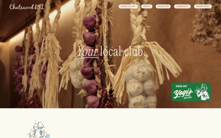 Chatswood RSL home page