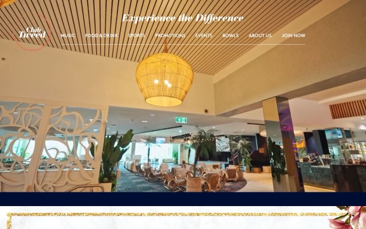 Club Tweed home page