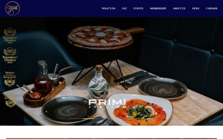 Club York home page