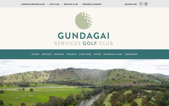 Gundagai Services Golf Club home page