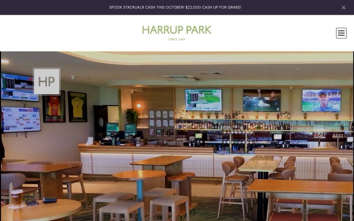 Harrup Park home page